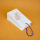 Пакет подарунковий маленький з вікном 120*80*190 Харчовий пакет для гостинців на дитячий день народження в дитячий садок, фото 6