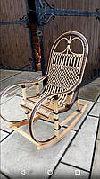 Кресло-качалка "Ротанг" коричневая