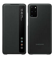 Чехол-книжка S-View Clear View Cover Official EF-ZG985CBEGRU для Samsung Galaxy S20 Plus 5G Черный