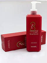 Відновлювальний шампунь з амінокислотним комплексом MASIL 3 Salon Hair CMC Shampoo 500 мл, фото 4