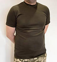 Тактическая потоотводящая армейская футболка люкс качества Coolpass, цвет олива 48