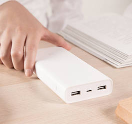 Павербанк Power Bank Xiaomi Mi Powerbank 20000 mAh White швидке заряджання