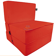 Бескаркасное кресло раскладушка Поролон TIA-SPORT Красный