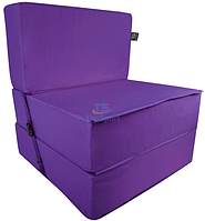 Бескаркасное кресло раскладушка Поролон TIA-SPORT Фиолетовый