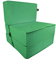 Бескаркасное кресло раскладушка Поролон TIA-SPORT Зеленый