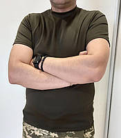 Тактическая потоотводящая армейская футболка люкс качества Coolpass олива
