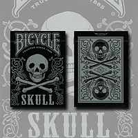 Карты игральные Bicycle Skull Metallic Silver