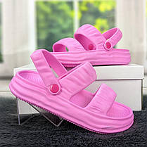 Сланці сандалі жіночі піна Даго Стиль рожеві 4096, фото 4