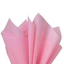 Папір тішью «Cвітло-рожевий (02)» 50x70 см, 30 аркушів, фото 3