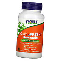 Куркумин NOW Foods CurcuFRESH Curcumin 60 капсул