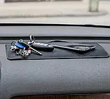 Антиковзний килимок у машину на торпеду з логотипом Skoda, фото 5