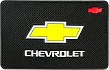 Антиковзний килимок у машину на торпеду з логотипом Chevrolet, фото 2