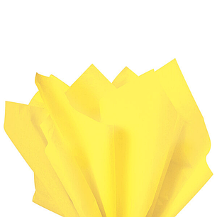 Папір тішью «Жовтий (11)» 50x70 см, 30 аркушів, фото 2