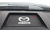 Антиковзний килимок у машину на торпеду з логотипом Mazda, фото 2