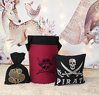 Вігвам та аксесуари великий ігровий намет для дітей Пірати Карибського моря, кошик, Капелюх Пірата, комплект, фото 9