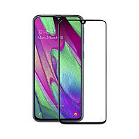 Захисне скло Glass Samsung A40 Full Glue black