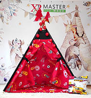 Вігвам та аксесуари великий ігровий намет для дітей курінь Vroom-vroom, комплект