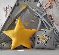 Вігвам та аксесуари великий ігровий намет для дітей курінь Super star БОН БОН, комплект, фото 3