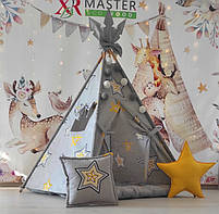 Вігвам та аксесуари великий ігровий намет для дітей курінь Super star БОН БОН, комплект, фото 6