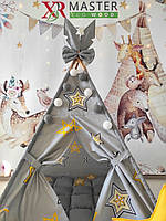 Вігвам та аксесуари великий ігровий намет для дітей курінь Super star БОН БОН, комплект, фото 7