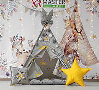 Вігвам та аксесуари великий ігровий намет для дітей курінь Super star БОН БОН, комплект, фото 9