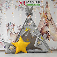 Вігвам та аксесуари великий ігровий намет для дітей курінь Super star БОН БОН, комплект, фото 10