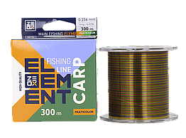 Волосінь Zeox Element Carp Line 0.256мм 300м (Multicolor)