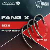 Коропові гачки Nash Fang X (10шт)