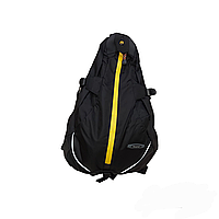 Стильний спортивний рюкзак Onepolar 1305 на одне плече 20 л сумка чорний