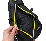 Стильний спортивний рюкзак Onepolar 1305 на одне плече 20 л сумка чорний, фото 3