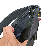 Стильний спортивний рюкзак Onepolar 1305 на одне плече 20 л сумка чорний, фото 4