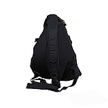Стильний спортивний рюкзак Onepolar 1305 на одне плече 20 л сумка чорний, фото 7