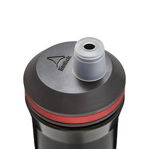 Пляшка для води Reebok RABT-12005BK чорний/червоний 0,75 л, фото 3