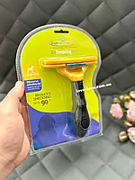 Фурмінатор із кнопкою для короткошерстих собак і кішок завширшки 9,8 см