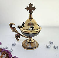 Домашня кадильниця металева. Висота 12,5 см