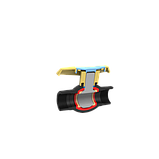 Кран пластмасовий 2" внутрішня різьба, фото 2