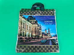 Пакет із петльовою ручкою, спр. п ламінір. "Серена 801" (40х45+3) 95мк КВС (50 шт.)