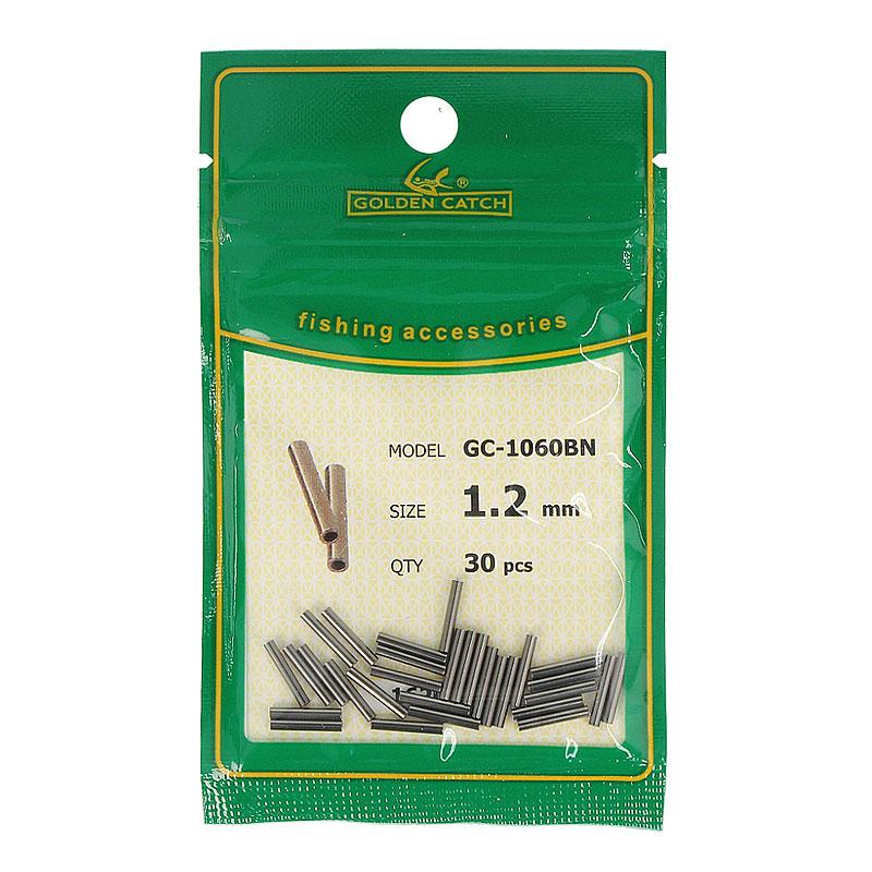 Трубка обтискна GC 1060BN 1.0мм Black Nickel, фото 1