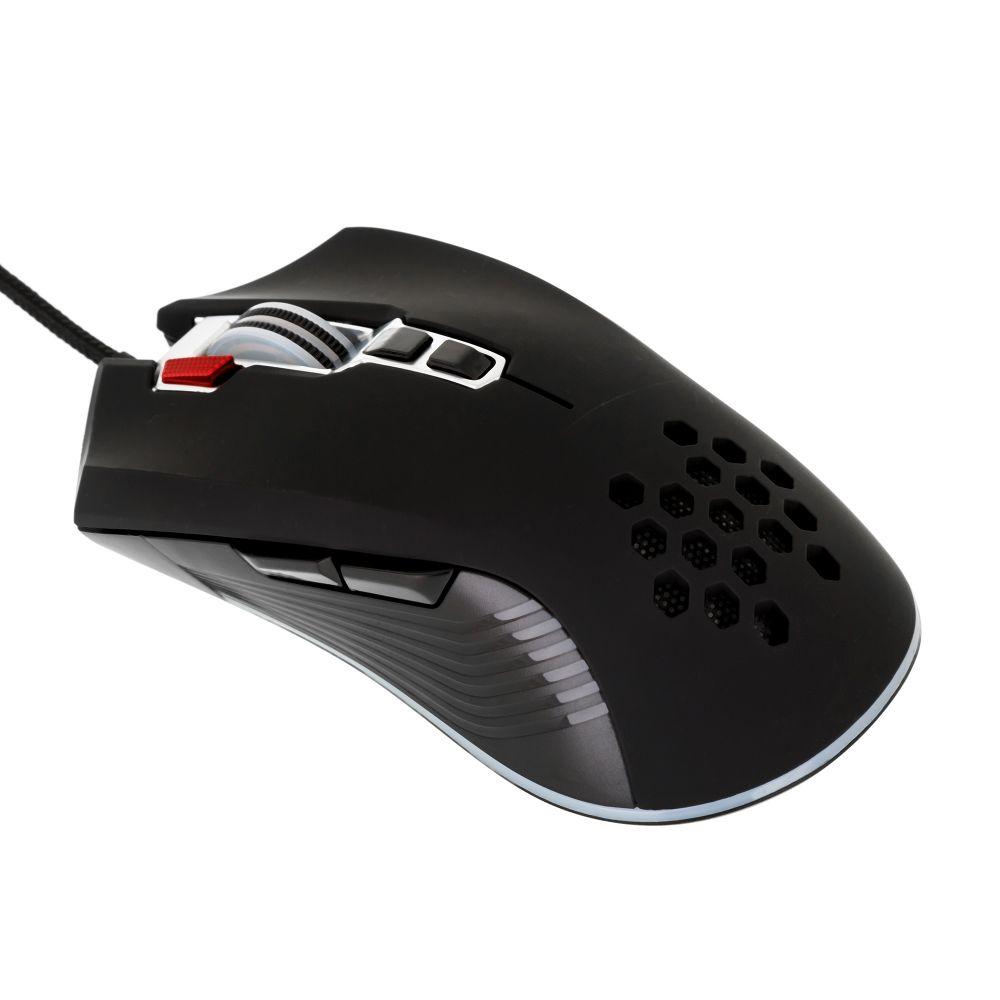 Провідна USB миша зі зручною формою та підсвічуванням | кабель 1.2м | XO-M3 Wolf(чорна)