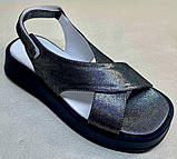 Шкіряні босоніжки на платформі від виробника модель ВЛ23-1940, фото 2