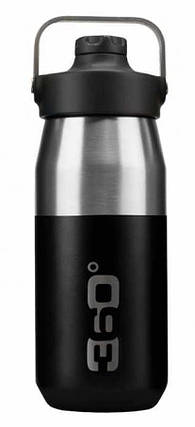 Термофляга 360° Degrees Vacuum Insulated Stainless Steel Bottle with Sip Cap, Black, 550 ml, фото 1