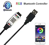 RGB контроллер Bluetooth, 5V, USB, для светодиодной RGB ленты, 6А