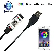 RGB контролер Bluetooth, 5V, USB, для світлодіодної RGB стрічки, 6А