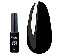 Лайнер ReformA Gel Polish, колір Black, об єм 8 мл ( "№ 1010")