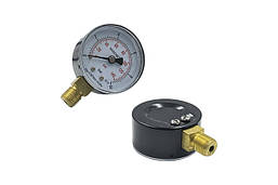 Манометр радіальний SD Plus SD17010B, 0-10 бар, 1/4", Ø50 мм