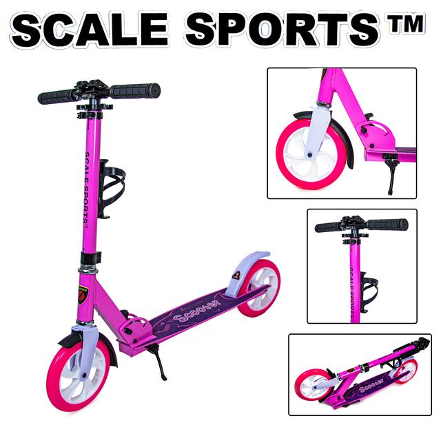 Самокат "Scale Sports SS-05 1496006304" рожевий.