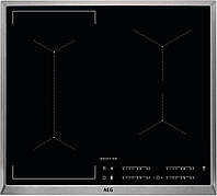 Электрическая варочная поверхность AEG IKE64441XB, 60 см, черное стекло, (Уценка.Трещина) варочная индукционна