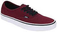 Кеди Vans Authentic "Off the Wall" Бордові 36 (3_02621)