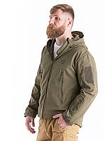 Чоловіча куртка тактична (зимова) Eagle JA-01 Soft Shell з флісом Оливка M (3_02659)