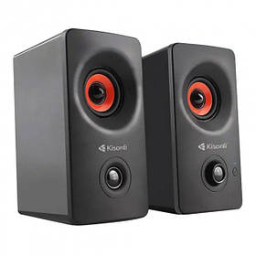 Комп'ютерні колонки Kisonlii AC-9002BT 2.0 10W Black (3_02894)